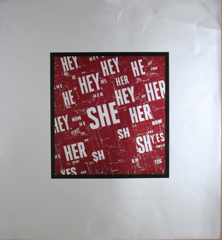 Word Space Field - Al Hansen 
