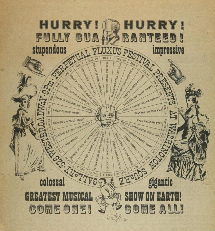 Poster for Perpetual Fluxus Festival - George Maciunas 