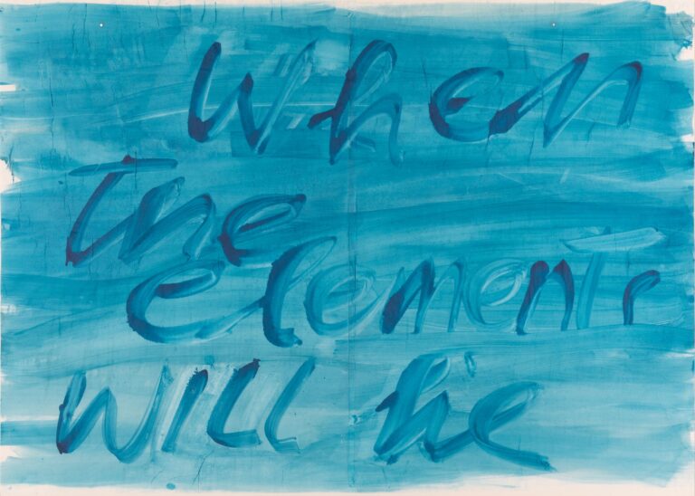 when the elements will lie - Martin Walde 