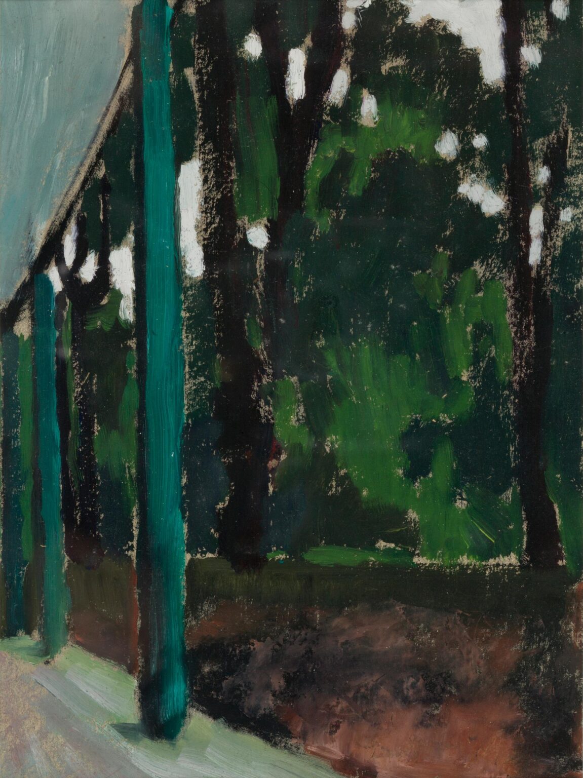 Green Columns - Zhang Wei 