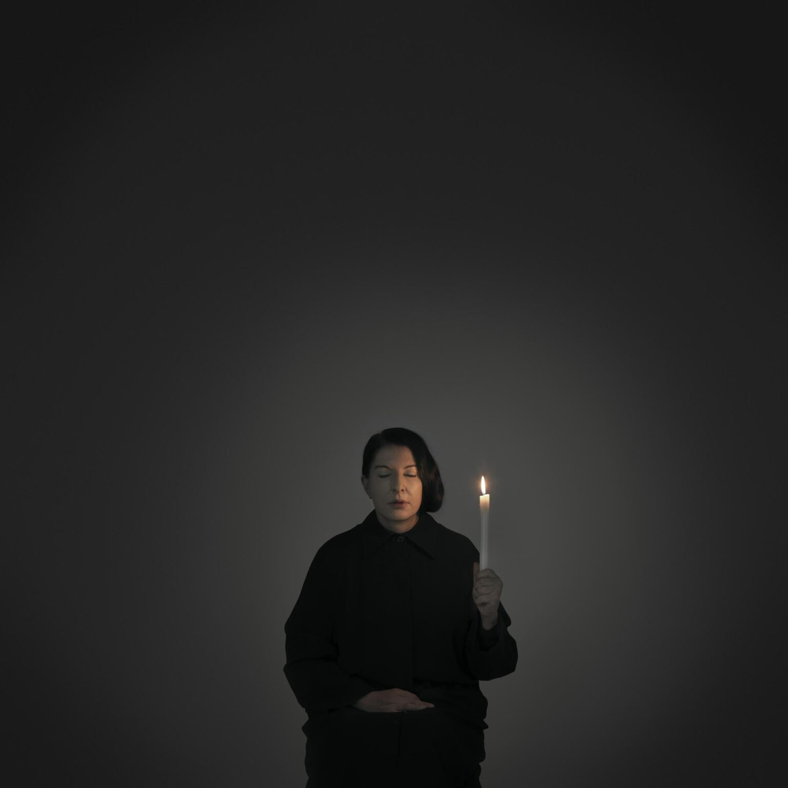 Artist Portrait with a Candle (A) (from the series “With Eyes Closed I See Happiness”) - Marina Abramović 