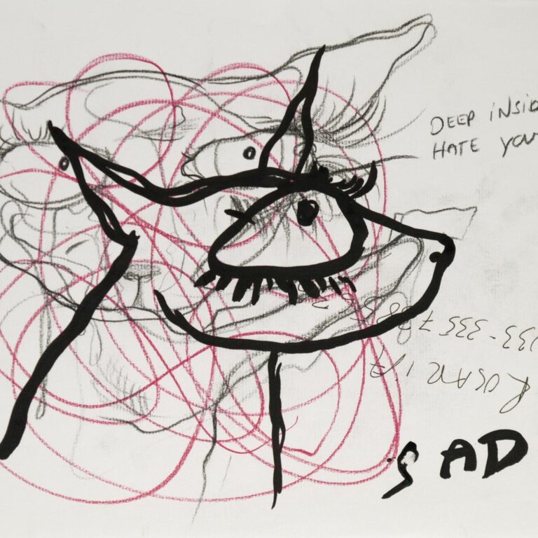 Ohne Titel (Sad) - Bjarne Melgaard 