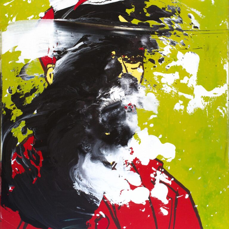 Ohne Titel (Vincent van Gogh Selbstportrait) - Otto Muehl 