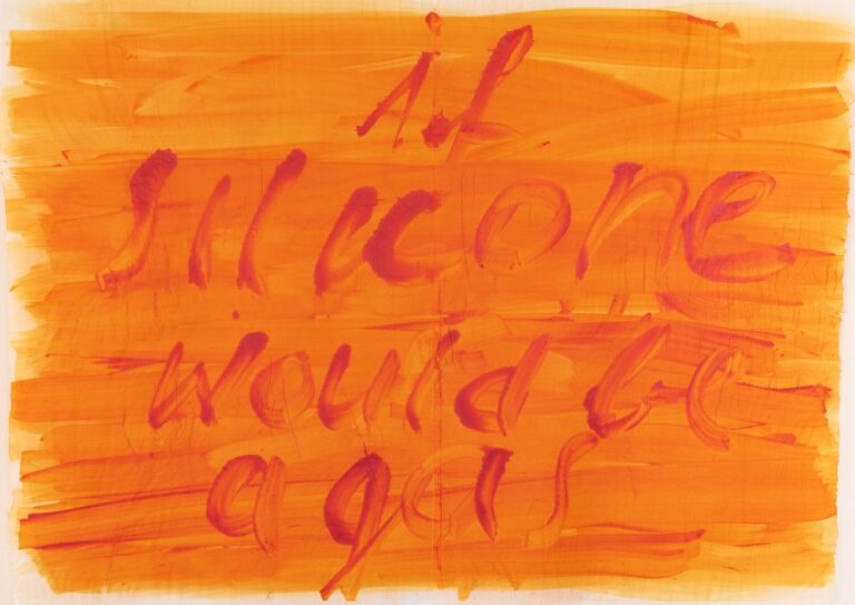 if silicone would be a gas - Martin Walde 