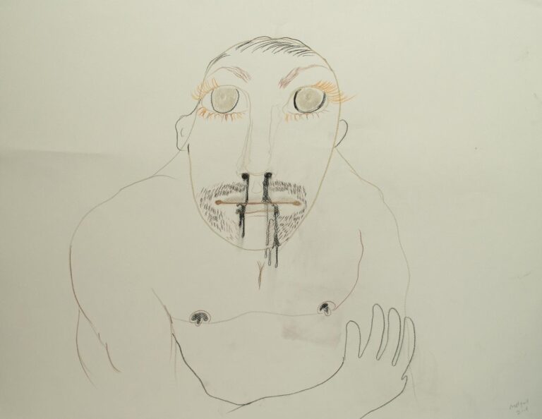 Ohne Titel - Bjarne Melgaard 