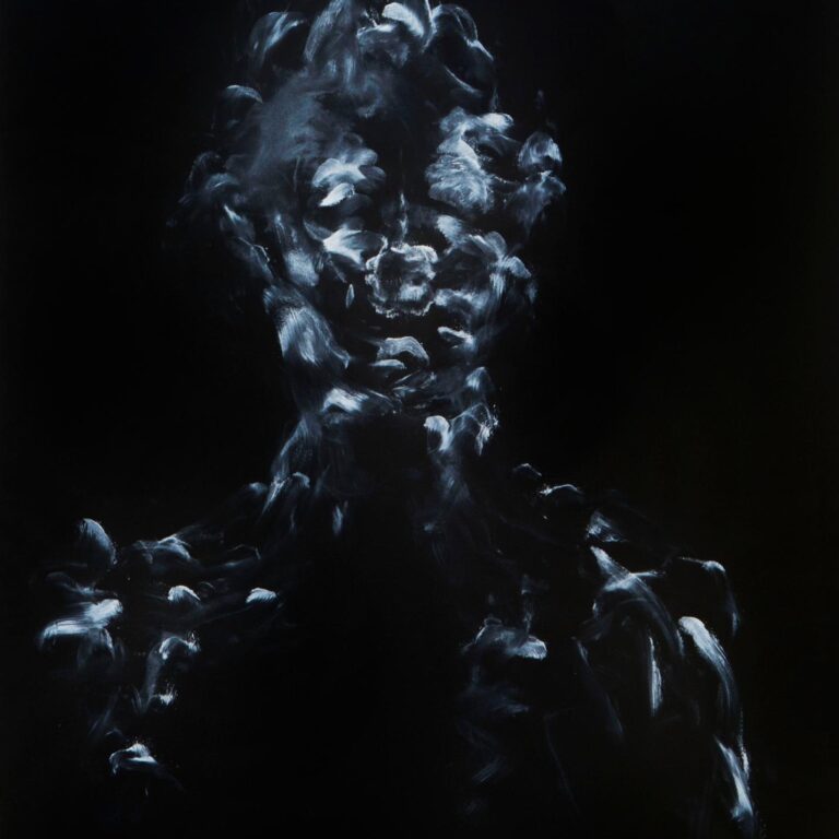 Self (white on black) - William Mackrell 