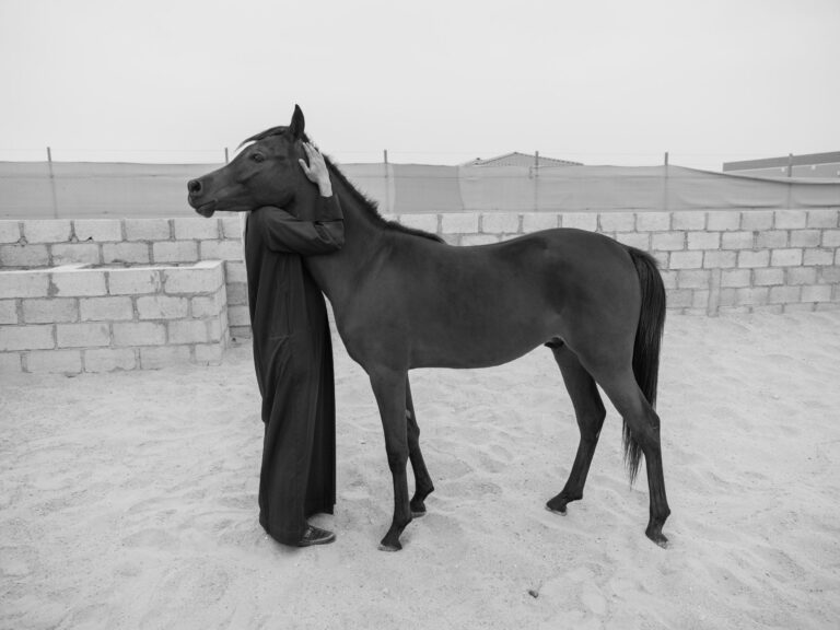Man and Horse - Farah Al Qasimi 