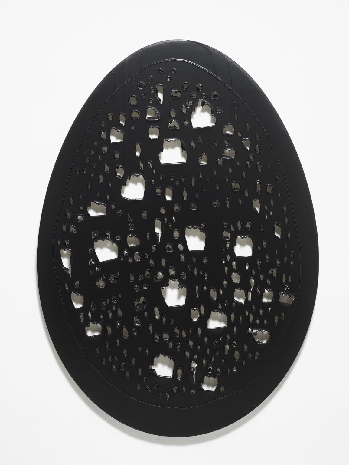 Holy Egg (Black GT Reversed) - Gavin Turk 