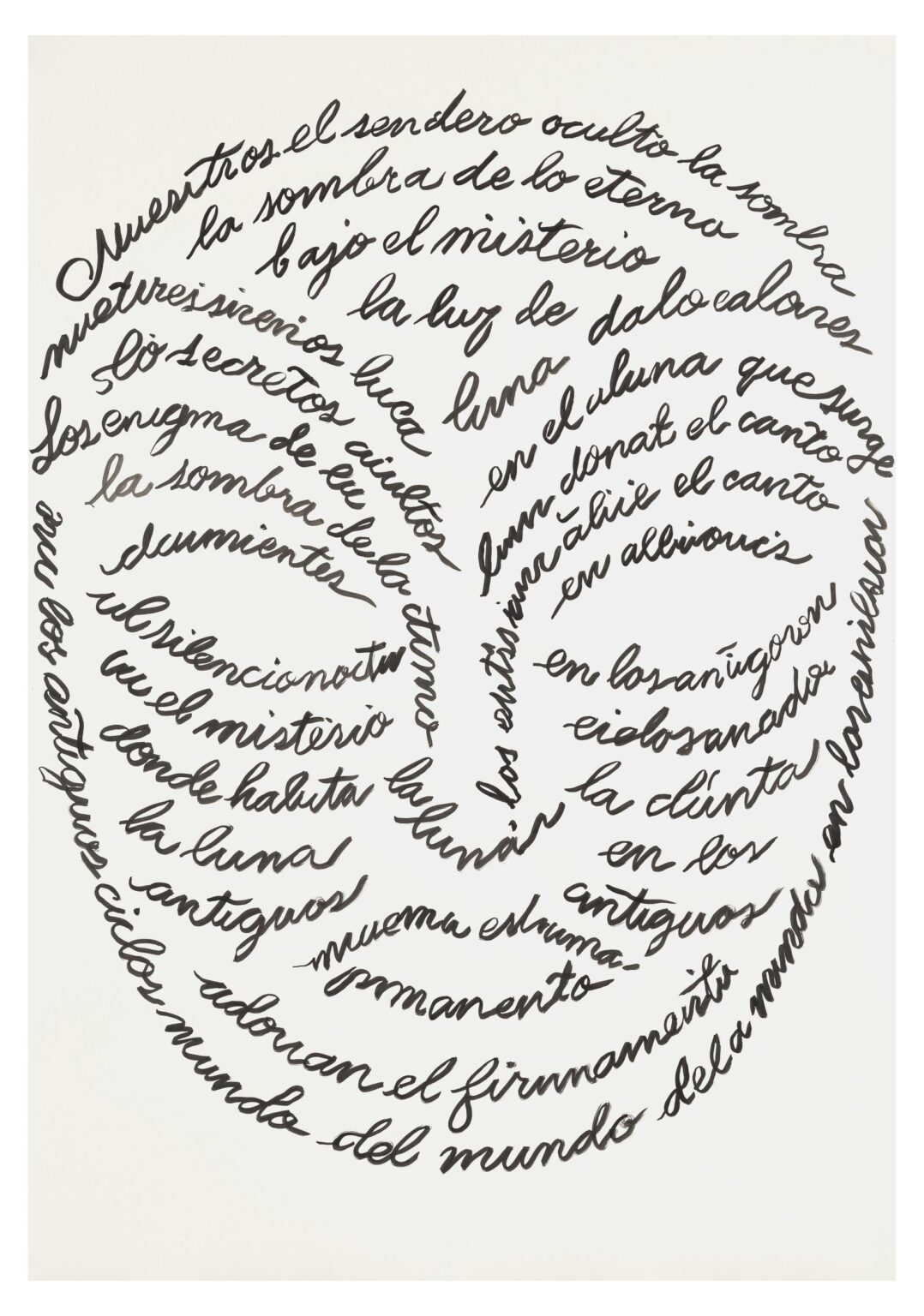 Mask caligrams 04 - Carlos Amorales 