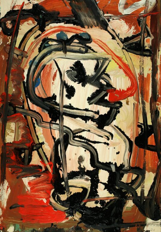 Ohne Titel - Siegfried Anzinger 