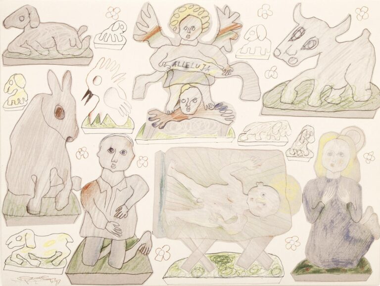 Krippe  (Aug um Aug) - Oswald Oberhuber 