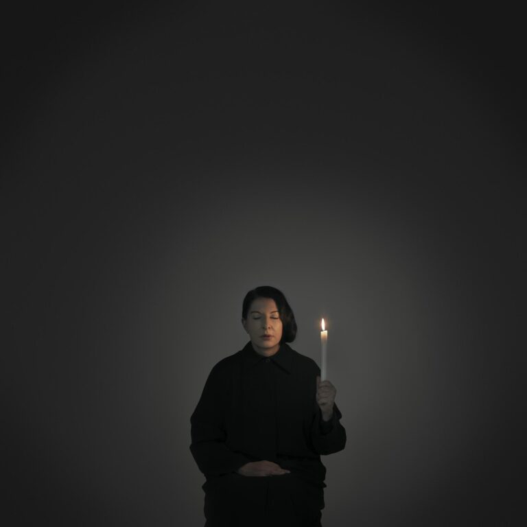 Artist Portrait with a Candle (A) (from the series “With Eyes Closed I See Happiness”) - Marina Abramović 