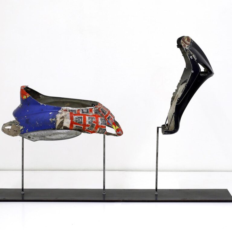 When Cardboard Repairs Plastic #4 - Kader Attia 