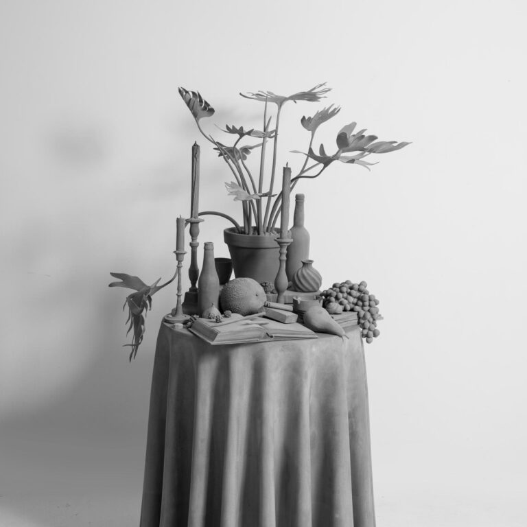 Vanitas Table (plant) - Hans Op de Beeck 