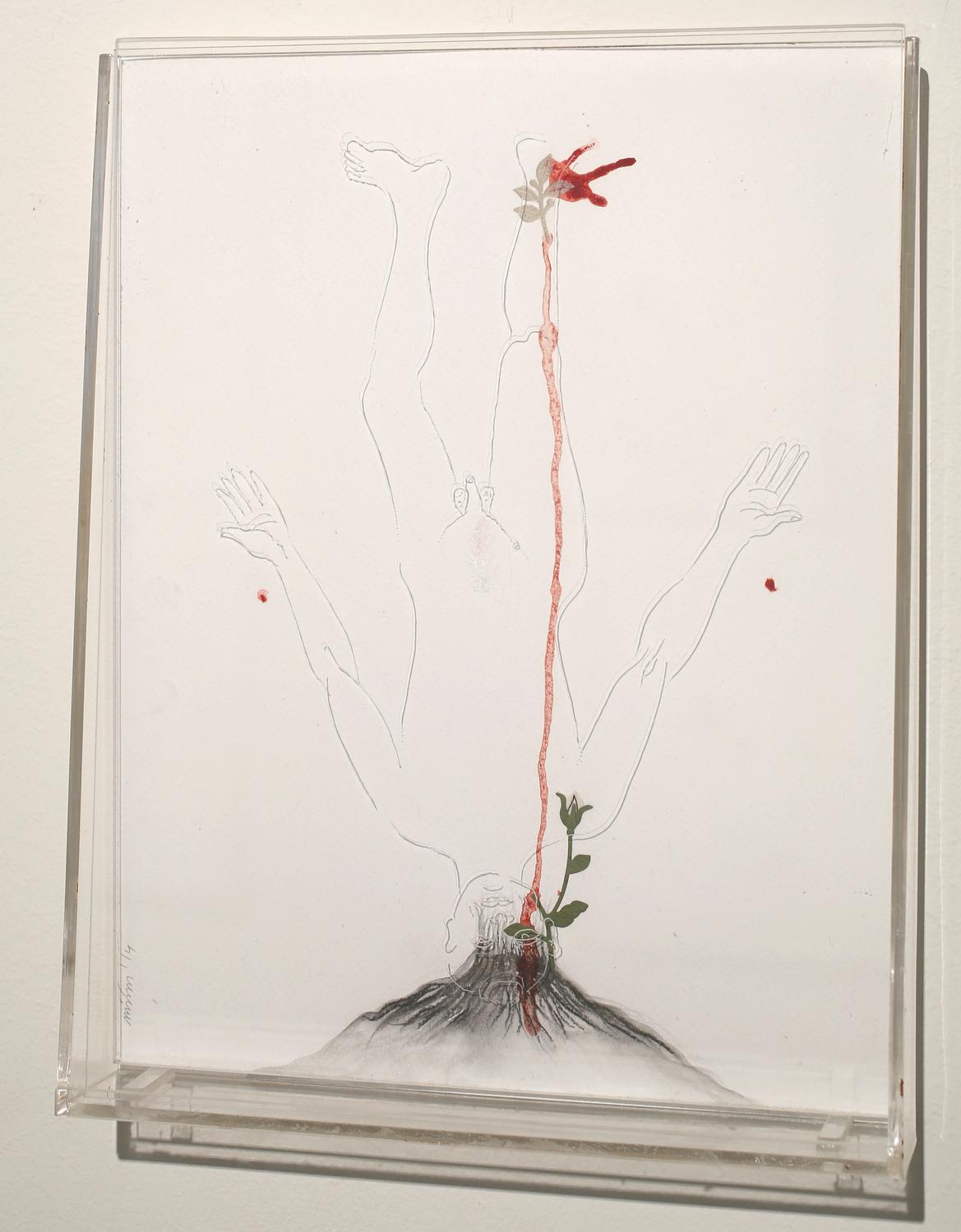 Tongues that won&rsquo;t stop wounding 1 - Mithu Sen 