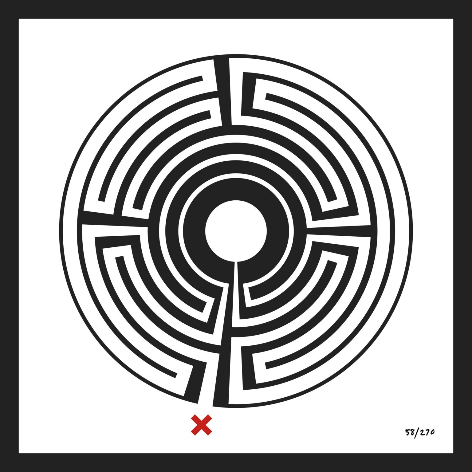 Labyrinth # 58 Baker Street - Mark Wallinger 