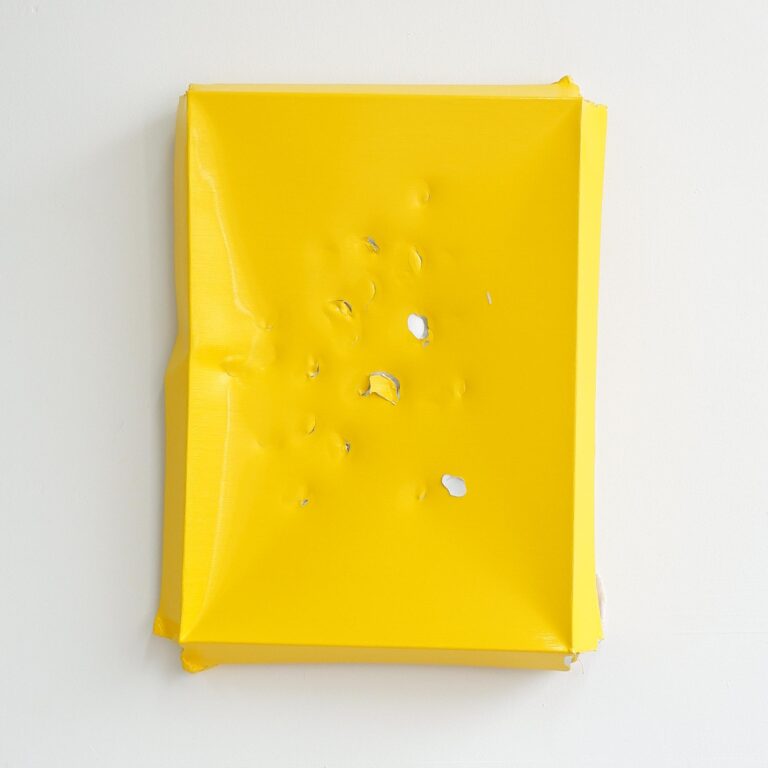 Aluminium Monochrome II (Yellow) - Angela de la Cruz 