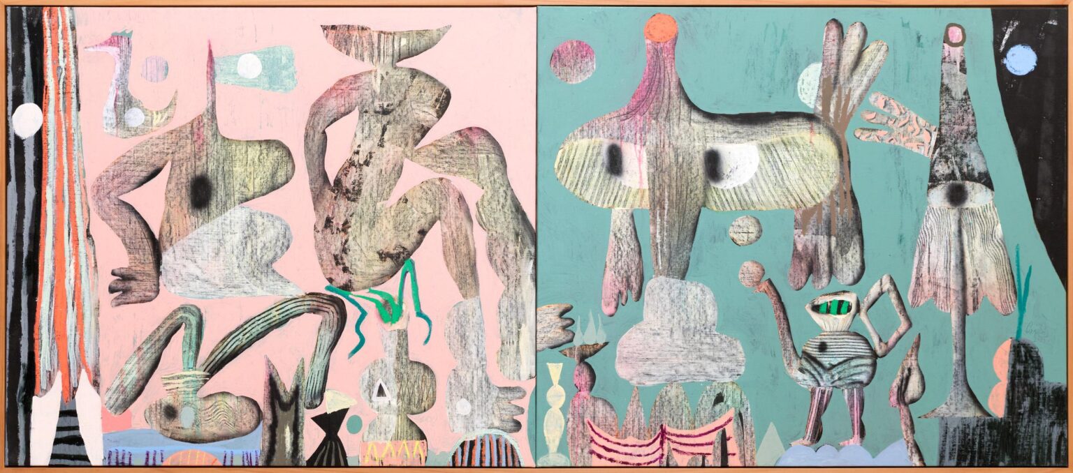 Collection of guests. - J&oacute;zsef Csat&oacute; 