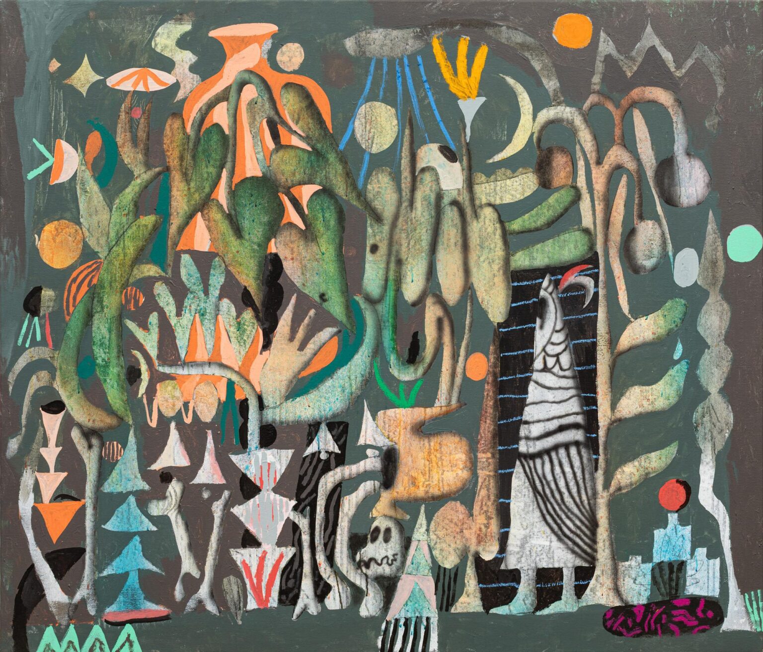 What fits between the trees - J&oacute;zsef Csat&oacute; 