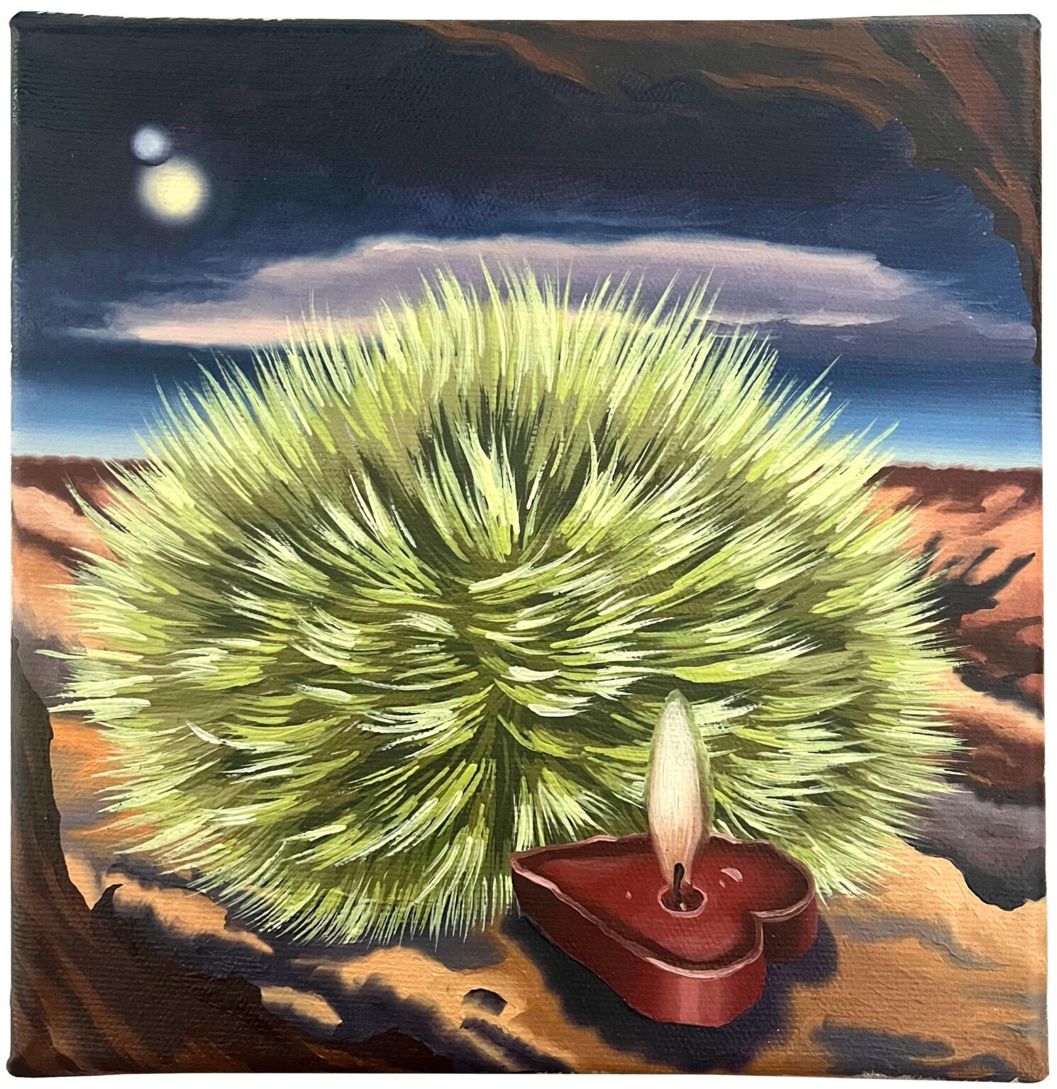 Chestnut with Candlelight and Two Moons - Panni Marosi 