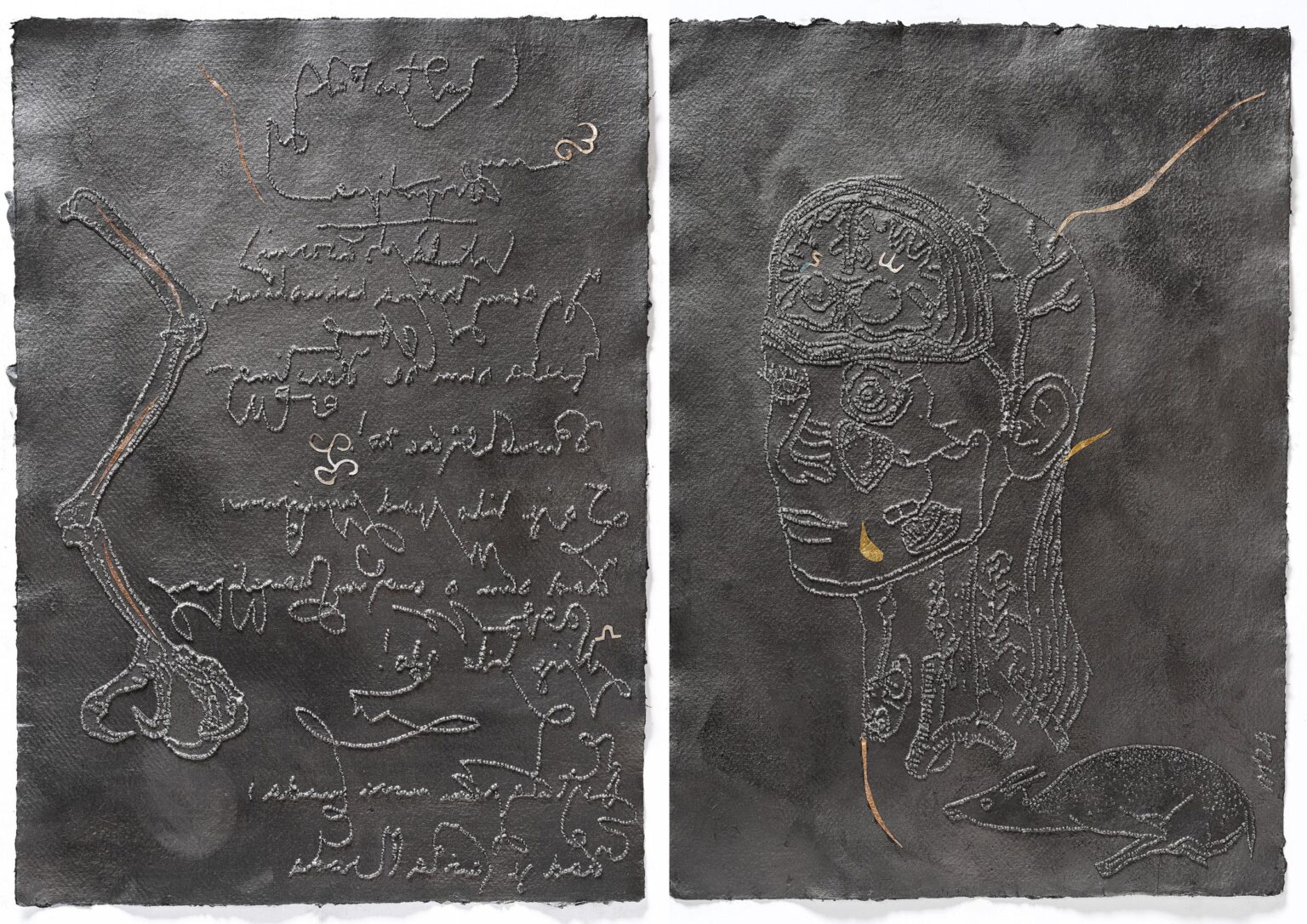 Night turns nighter - Mithu Sen 