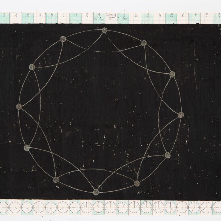 Figur 4.0_a + Zeitzonen + Raster (small world) - Rosmarie Lukasser 