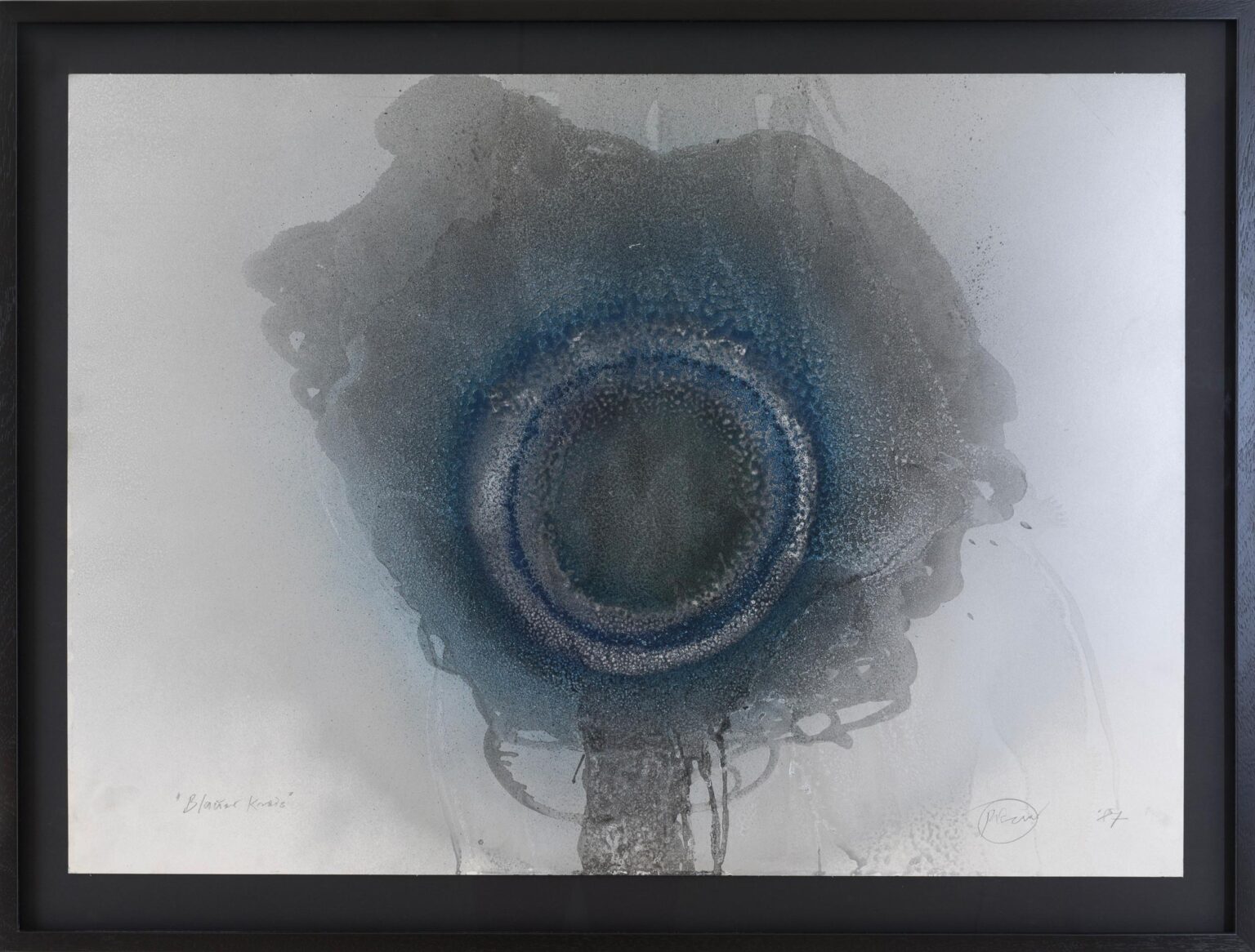 Blauer Kreis - Otto Piene 