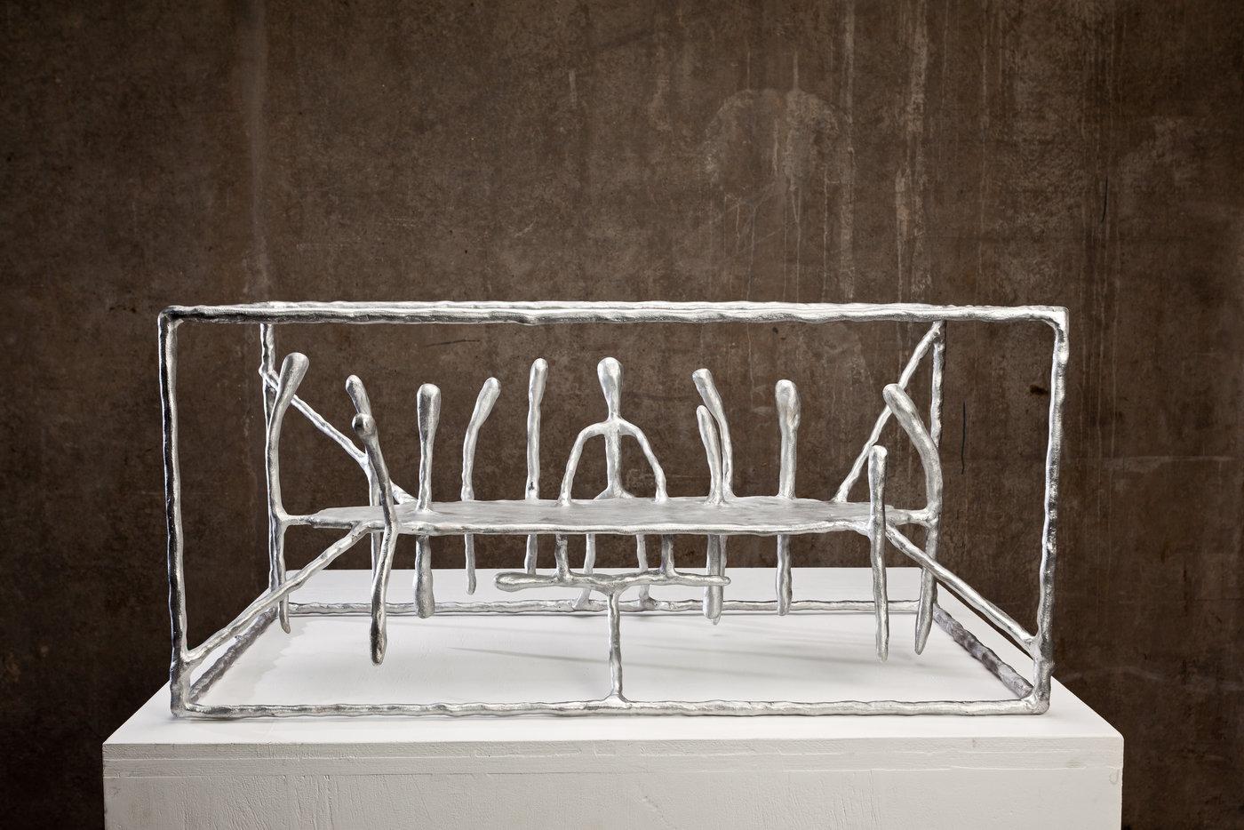Last Supper (aluminium) - Atelier Van Lieshout 
