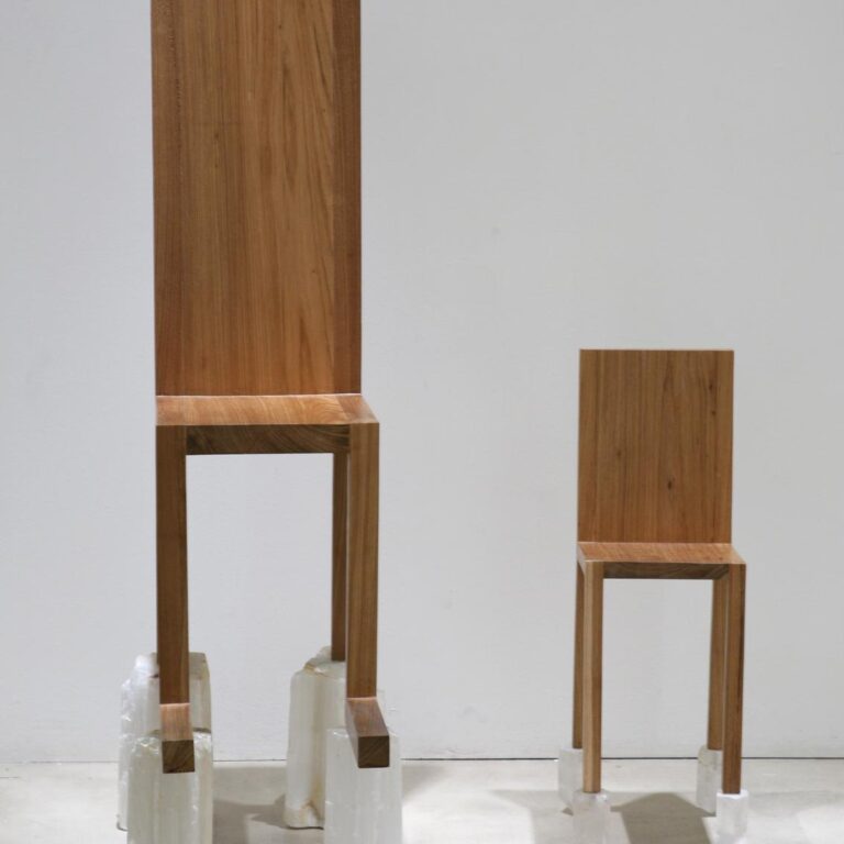 Chair for Human Use with Chair for Spirit Use - Marina Abramović 