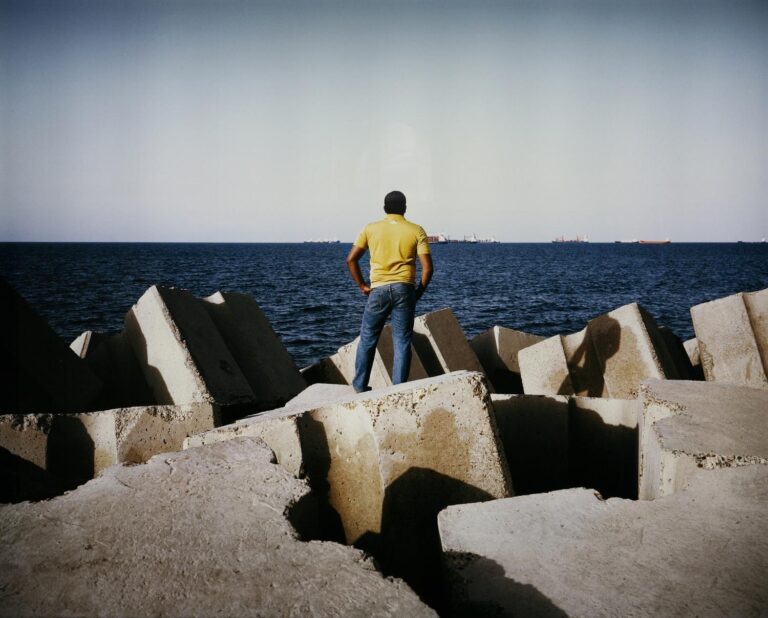 Man in Front of the Sea - Kader Attia 
