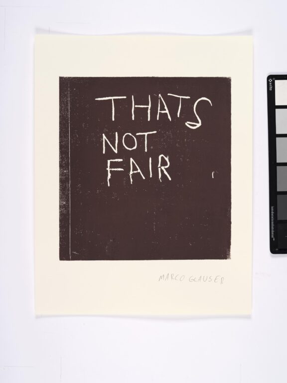 Thats not fair - Marco Glauser 