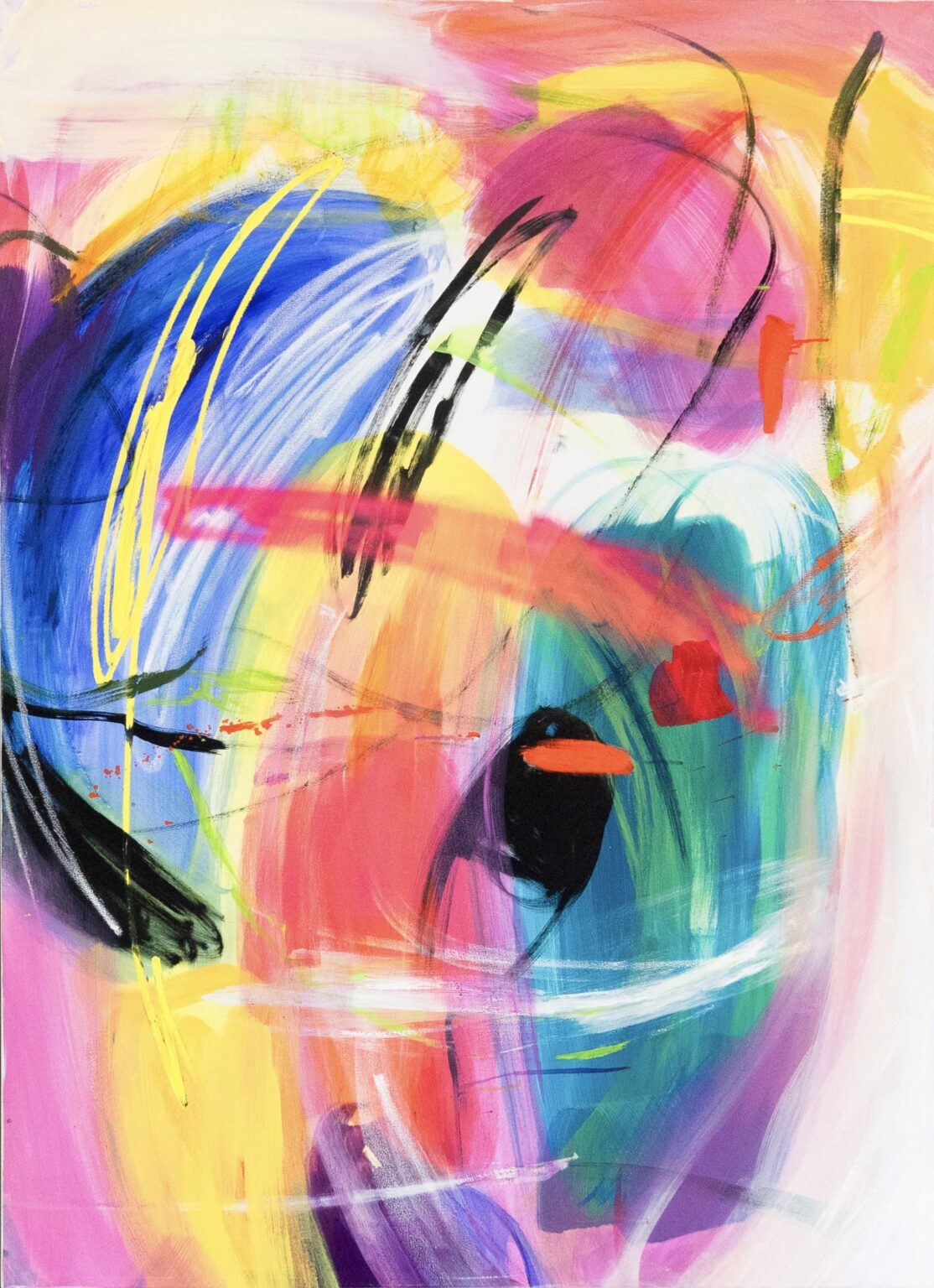 I like to paint abstract - Violetta Ehnsperg 
