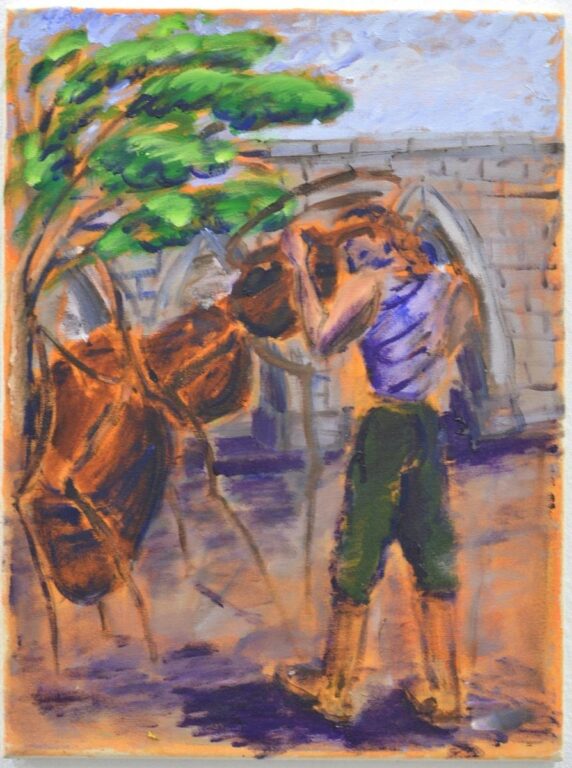 Ameise mit Frau - Ina Ebenberger 