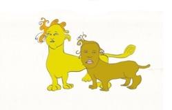 Löwenpaar - Stefanie Wuschitz 