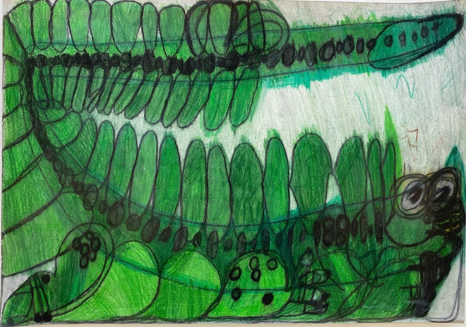 Die Eidechse - Sylvia Manfreda 