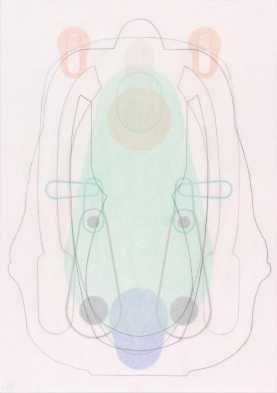 Raum-Körper-Montage / in allen Winkeln nur wir 1 - Iris Kohlweiss 