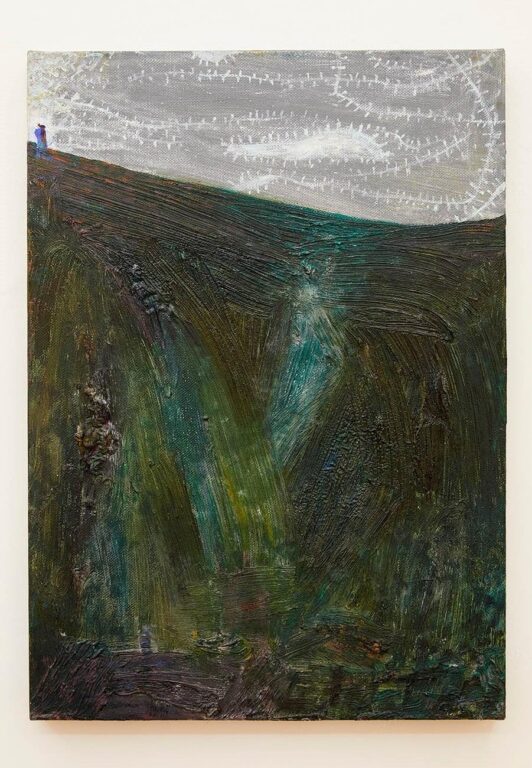 Grüner Ort mit Himmelswelt - Gunter Damisch 