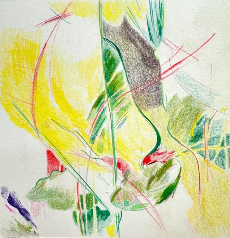 Follow the Golden-eyed Swallow (Zeichnung 6) - Elisabeth Wedenig 