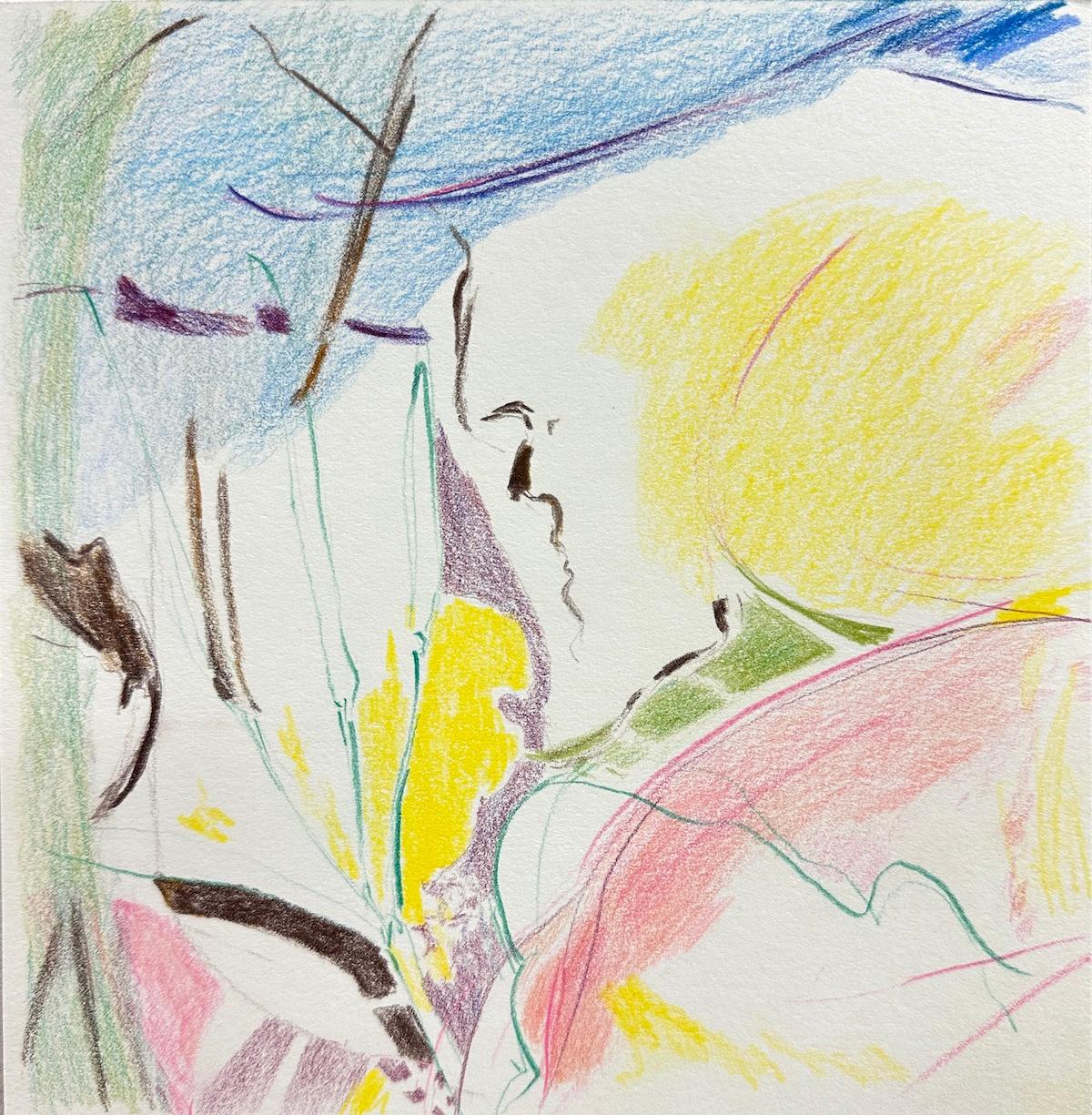 Follow the Golden-eyed Swallow (Zeichnung 3) - Elisabeth Wedenig 