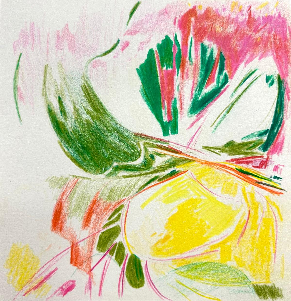 Follow the Golden-eyed Swallow (Zeichnung 5) - Elisabeth Wedenig 