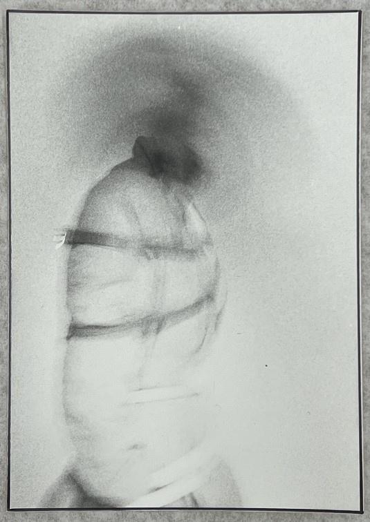 Sekundenskulpturen, Bondage, unscharf, Einzelarbeit - Margot Pilz 