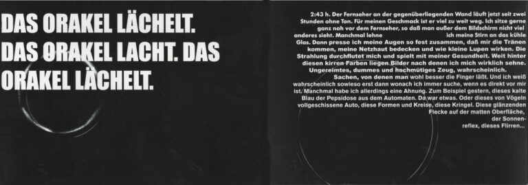 Lothar Hempel, “Das Orakel lächelt” arsFutura Galerie, arsFutura Galerie, Zürich