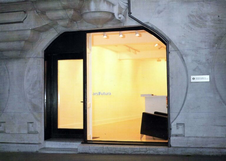 Die ersten drei Jahre arsFutura Galerie, arsFutura Galerie, Zürich