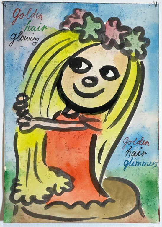 Golden hair glowing - Beni Bischof 