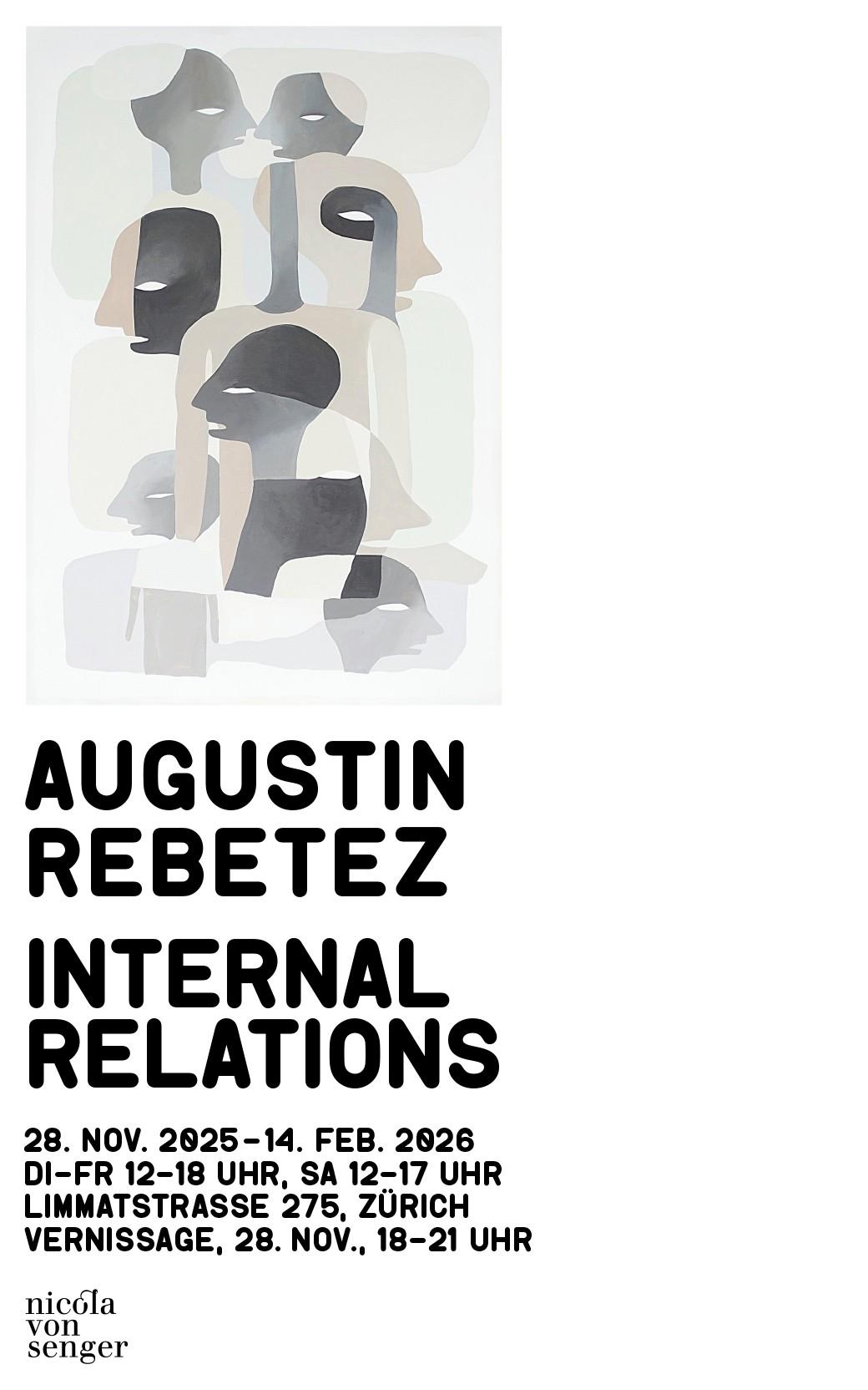 Internal Relations - Augustin Rebetez Augustin Rebetez, Nicola von Senger, Untitled, 2025, acrylic on canvas, 200 x 160 cm