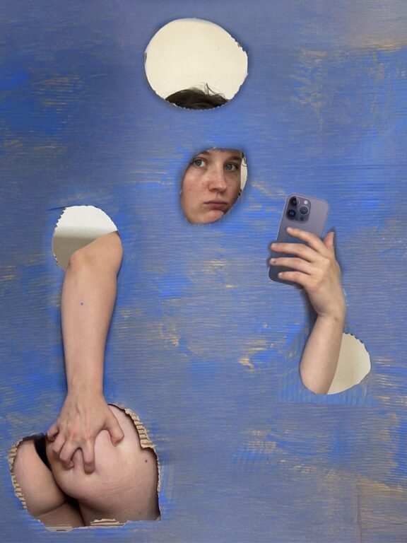 The selfie Maya Golyshkina, Maya Golyshkina