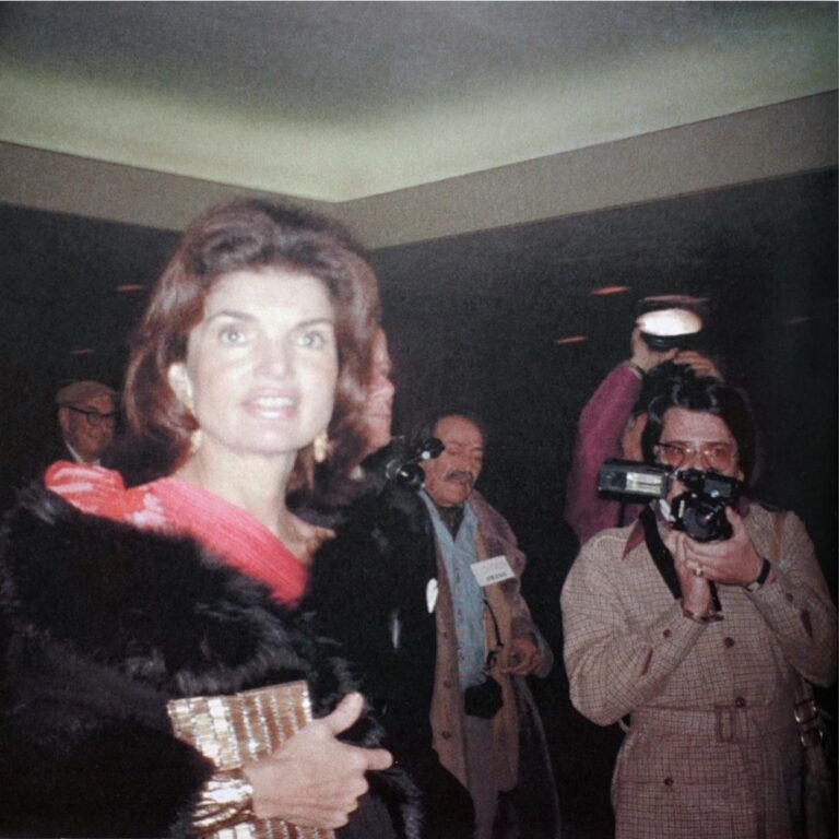 Jacqueline Kennedy Onassis in the parking garage at the Metropolitan Opera House, New York City, n.d. - Gary Lee Boas 