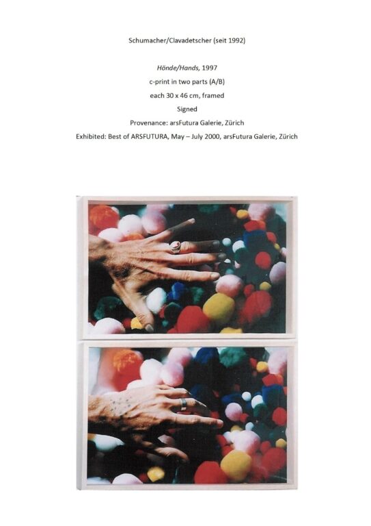 Hände/Hands - Eric & Andrea Schumacher-Clavadetscher 