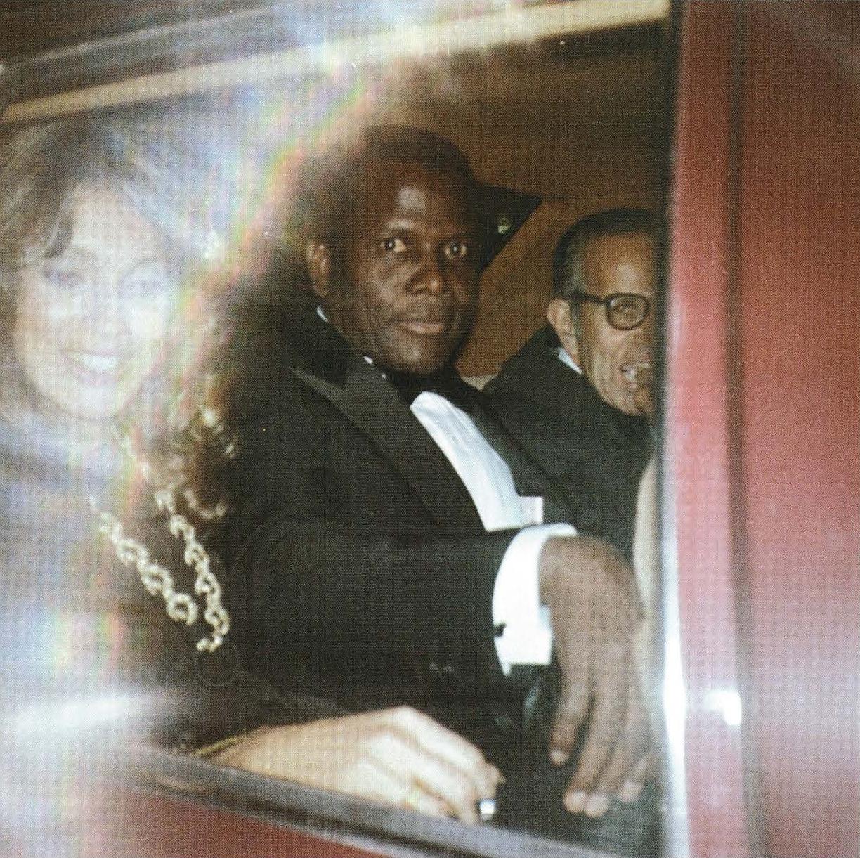 Sidney Poitier and Koanna Shimkusat at the American Film Institute, Kennedy Center, Washington, D.C., November 7th 1977 - Gary Lee Boas 