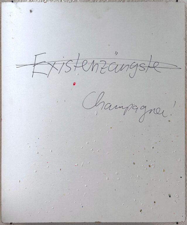 Existenzängste-Champagner! - Beni Bischof 